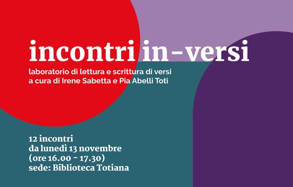 Incontri in-versi - Reading con Beatrice Mezzone, Stefano Taccone e Giuseppe Vetromile